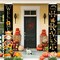 Fall Decorations Porch Sign Banner Fall Harvest Hanging Porch Banner Thanksgiving Decorations Scarecrow Pumpkin Front Porch Decorations Outdoor for Autumn Home Office